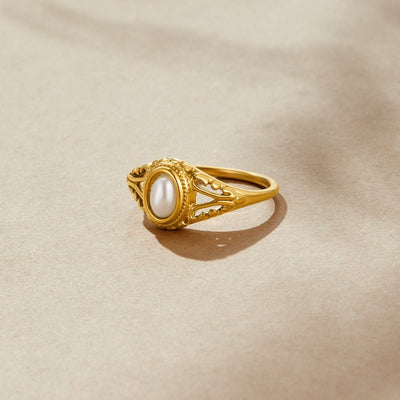 Rosi® | Vintage Royal Ring mit Perle