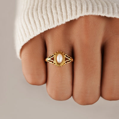 Rosi® | Vintage Royal Ring mit Perle