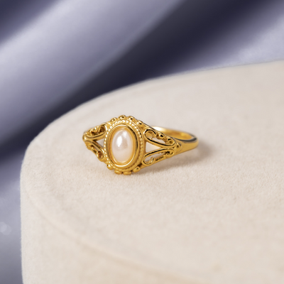 Rosi® | Vintage Royal Ring mit Perle