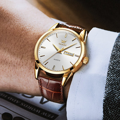 Dietmar® | Luxus-Leder-Armbanduhr